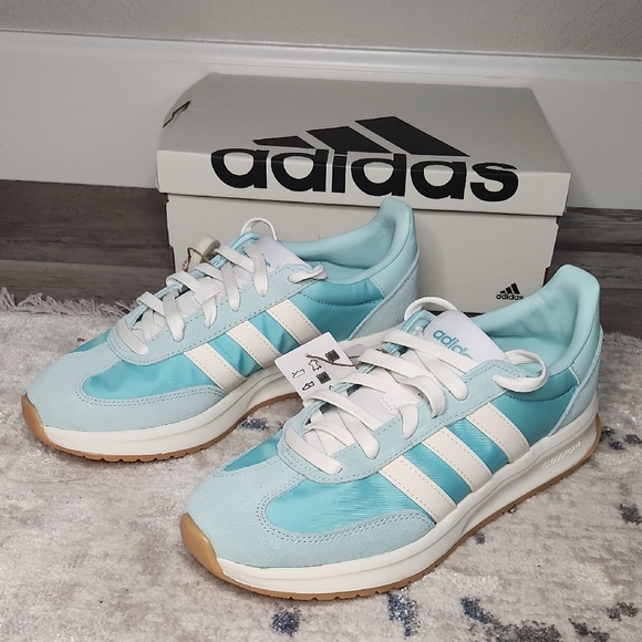 adidas Shoes - Adidas Run 70s 2.0 Aqua / White Retro Sneakers JQ7924 Size 7.5 Women's Cloudfoam
